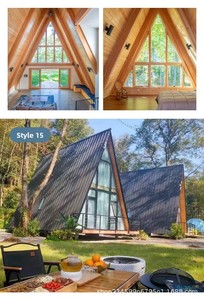 Casa Prefabricada Modular Tradicional con Estructura <span class=keywords><strong>de</strong></span> Acero y Madera, Diseño <span class=keywords><strong>de</strong></span> Villa Resort Móvil, con Jardín, Sala <span class=keywords><strong>de</strong></span> Estar, Baño y Cocina - Product Image 5