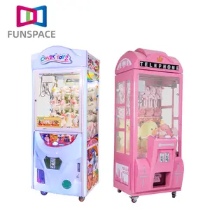 Funspace Toy House Site Planning Wholesale Coin Operated Kids Toy Prize Claw Machine Crane Claw Machine For Sale