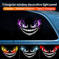 Luces LED Solares de Ambiente para Ventanas de Auto, Diseño Nuevo, Venta al Por Mayor, Luces Decorativas de Diseño Personalizado, Garantía de 12 Meses