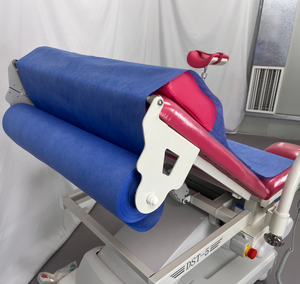 Table d'opération gynécologique électrique avec commande centrale, roulettes, chaise d'examen <span class=keywords><strong>obstétrique</strong></span> médicale Yuda DST-5A certifiée CE - Product Image 3