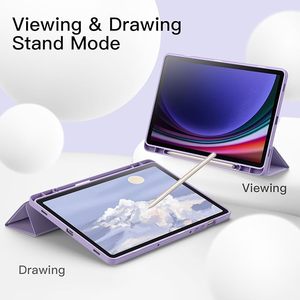 Per Samsung <span class=keywords><strong>Galaxy</strong></span> <span class=keywords><strong>Tab</strong></span> S9 <span class=keywords><strong>11</strong></span> pollici con supporto per penna S flessibile TPU Cover posteriore <span class=keywords><strong>Tab</strong></span> A9 Plus S9 FE 1 supporto magnetico per tavoletta - Product Image 2