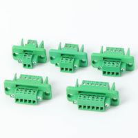 Connecteur de bornier enfichable mâle et femelle RT 2p-24p 3,81 mm à broches droites et coudées pour une connexion pratique