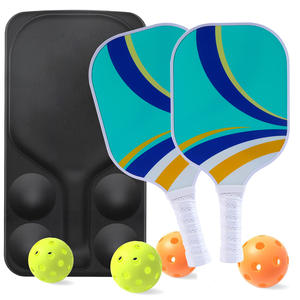 Ensemble de raquettes de pickleball avec sac à dos, 2 raquettes, 4 balles, équipement d'entraînement pour les sports de plein air - Product Image 2