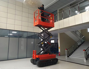 Вездеходная гусеничная самоходная ножничная подъемная платформа 6 м/8 м/10 м/12 м/14 м полные модели - Product Image 4