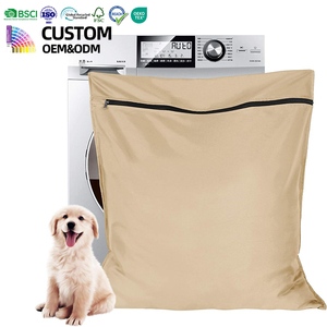 Bolsa <span class=keywords><strong>de</strong></span> Lavandería Reutilizable <span class=keywords><strong>de</strong></span> Gran Capacidad, Anti-Pelo <span class=keywords><strong>de</strong></span> Mascotas, <span class=keywords><strong>de</strong></span> Poliéster, para Peluquería Canina, Uso Comercial, con Logotipo Personalizado - Product Image 1