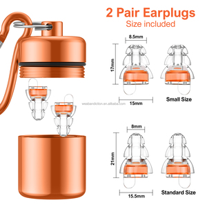 Tapones para los Oídos con Cancelación de Ruido de 24dB, de Silicona, para Música, Natación, Tiro, Conciertos, con Filtros - Product Image 6