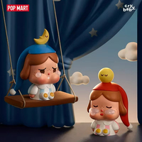 POP MART CRYBABY Crying to the Moon - Mini Série Boîte Mystère Authentique Blind Box Figurines Jouets Surprise Ornement de Sac