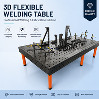 Table de soudage 3D flexible nitrurée en usine, plateforme de soudage modulaire en fonte pour la fabrication de structures en acier