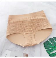 Culottes sans couture taille mi-haute avec coussinets de hanche pour femmes, coussinets rehausseurs de hanche en éponge, rembourrage pour les fesses, culottes de mise en forme