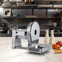 Coupe-légumes électrique commercial en acier inoxydable, moteur 72W, machine à trancher haute capacité pour oignons, frites, gingembre en tranches
