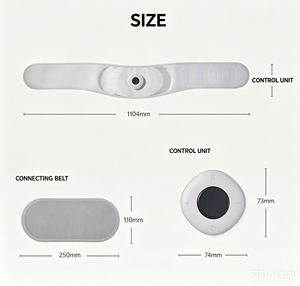 Faja Térmica Inalámbrica EMS con 3 Niveles de Temperatura, Alivio Cálido para el Útero, <span class=keywords><strong>Dolor</strong></span> Menstrual y Abdominal para Mujeres, Uso Diario, USB - Product Image 4