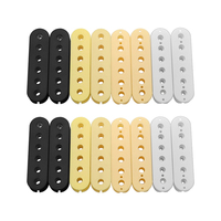 Wholesale Custom Black Humbucker Guitar Pickup Bobbin White Cream PC Material Stringed Instruments Parts & Accessories