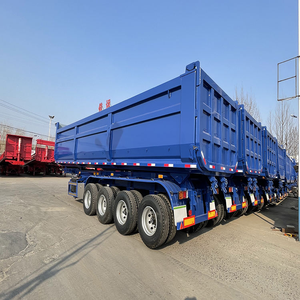 Camión Volquete Automático en Forma de U de 50 Toneladas, de Aluminio/Aleación, con Puerta Trasera para Transporte de Arena, Semirremolque 6x4 - Product Image 5