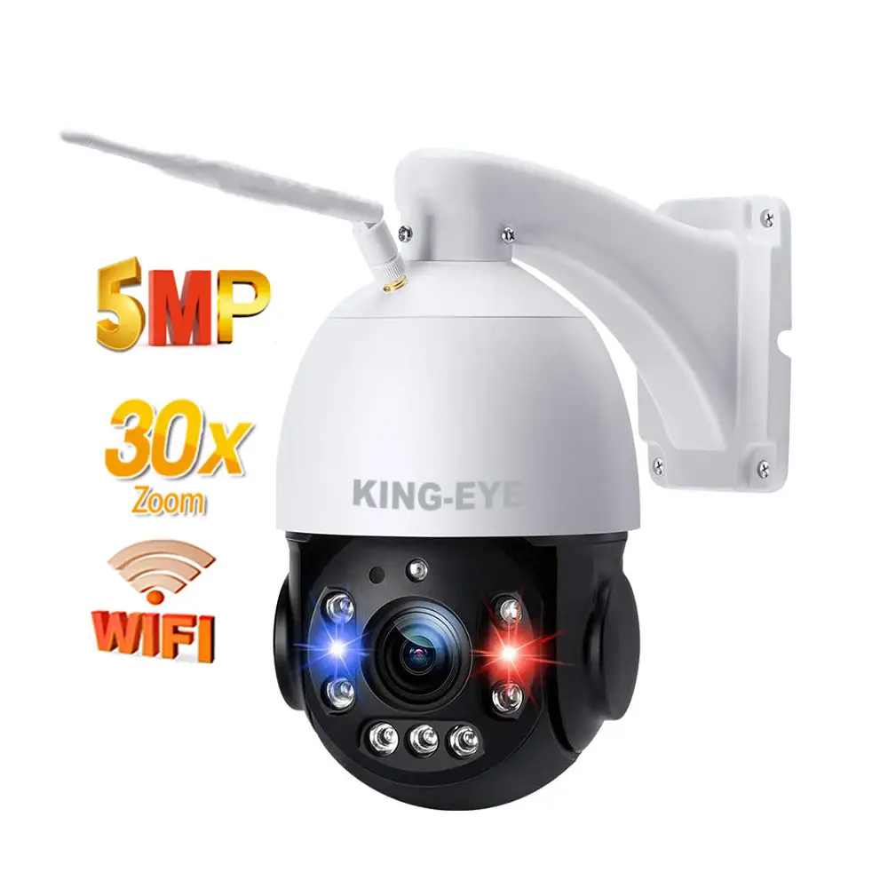 150m WIFI network 30X optical zoom ai human detection hd ptz ir ip surveillance waterproof 5mp auto tracking camera wifi outdoor