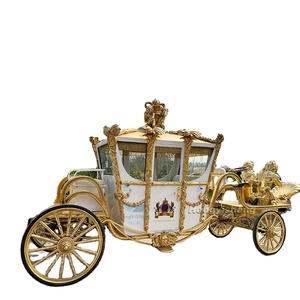 Nouvelle version Style anglais Royal Horse Carriage Événements spéciaux Tourisme Limousine Transport royal traditionnel - Product Image 6