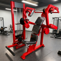 Presse à bras de gymnastique professionnelle broche d'entraînement de force musculaire arrière chargée Machine de pull Lat sélectorisée