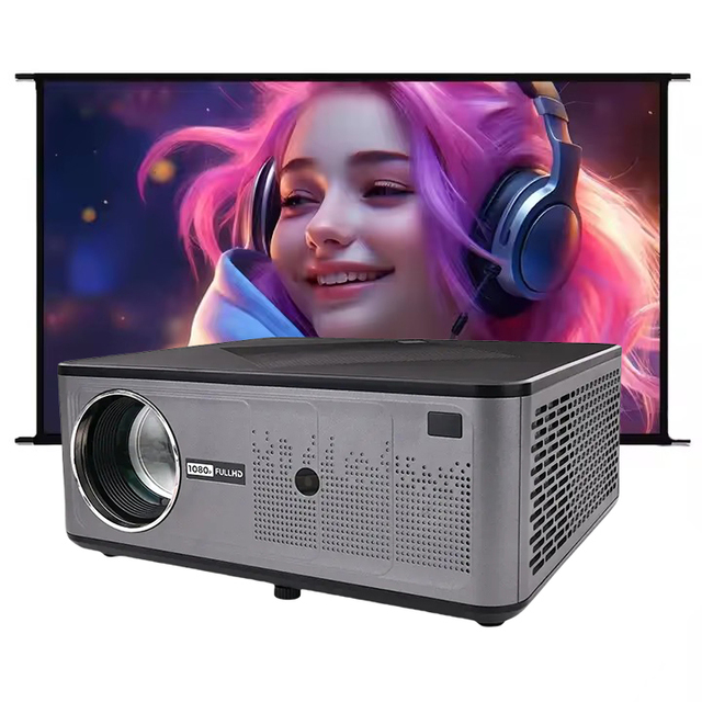 High-quality Z2 Android Projector 2.4G WiFi 800 ANSI UHD 4K Stereoscopic Features Built-In Speaker Manual 1.8-7m Projection