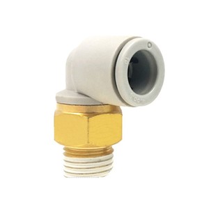 SMC External <b>Thread</b> Elbow KQ2L04 M5A Plastic Copper Pneumatic Fitting - Product Image 1