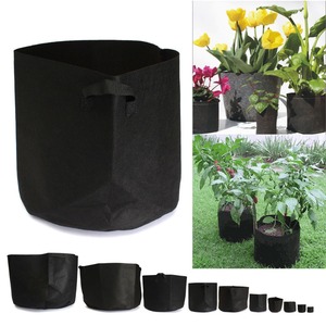 <strong>Best</strong> Selling Black/Gray Non Woven Polyester Felt Reusable <strong>Grow</strong> <strong>Bags</strong> 1-500 Gallon Breathable Eco-Friendly Customizable Sizes - Product Image 4