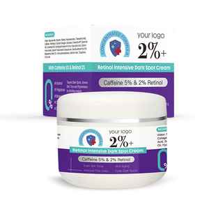 Crème anti-taches intensive de haute qualité à marque privée, unifie le teint, anti-rides, améliore les pores de la peau, 5% de caféine, 2% de rétinol - Product Image 1
