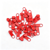 Tirette de fermeture éclair en alliage ZNC durable, logo gravé sur mesure, couleur personnalisée, sans verrouillage 3 # 4 # 5 # 7 # 8 # 10 #   Glissière de fermeture éclair en gros
