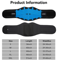 Ceinture de soutien lombaire pour soulager les douleurs du bas du dos et des abdominaux - Ceinture de maintien lombaire - Pour la perte de poids et l'amincissement