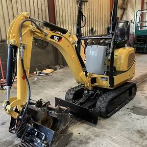 Miniexcavadora Cat 300.9D de 1 Tonelada, Microexcavadora Hidráulica con Orugas de Goma, Certificación CE, Excavadora Compacta para Trabajos en Espacios Reducidos y Jardines - Product Image 1