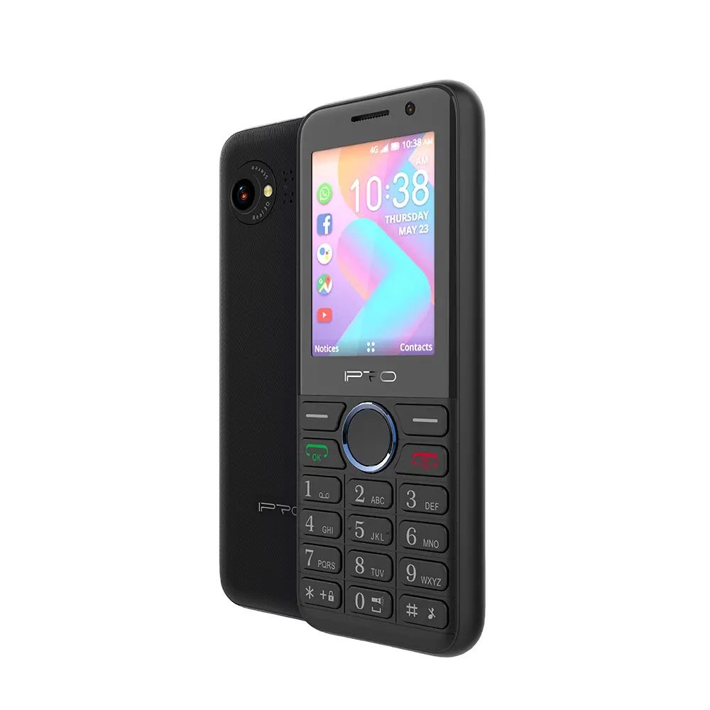2.4インチソーシャルアプリ携帯電話wifi3GデュアルSIM CEROHS大量生産Kaiosストア3G携帯電話メーカースマートフォン