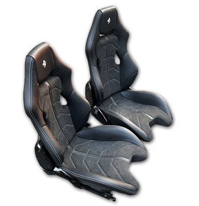 Sedile in Carbonio GOLDRAKE Nero per FERRARI F430 California 458 488 F12 F8 SCUDERIA - Product Image 4