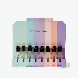 Hộp giấy đựng bộ quà tặng nước hoa mẫu thử 2ml 3ml 5ml, in logo tùy chỉnh, bộ sản phẩm tinh dầu - Product Image 3