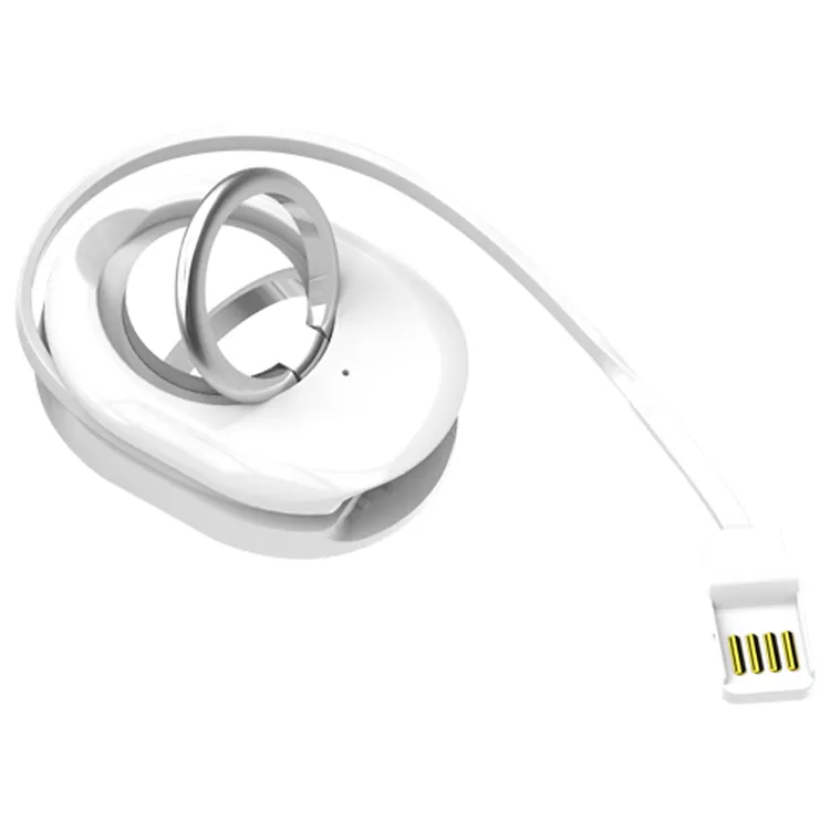 Tragbares kabelloses Mini-Saugnapf-Design-Ladegerät mit Ring halter