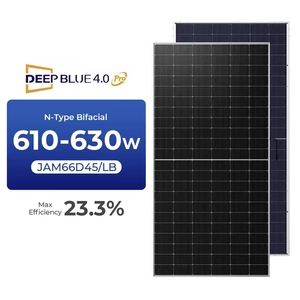 Panel Solar Bifacial Tipo N de Media Celda con Doble Cristal, 630W, Eficiencia del 23%, Módulo Fotovoltaico Residencial para Techo, en Stock - Product Image 1