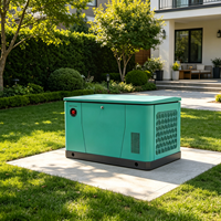 ApexGen 12kW Générateur de gaz de secours silencieux Installation facile Faible entretien Support optionnel 3-en-1 NG GPL Home Backup