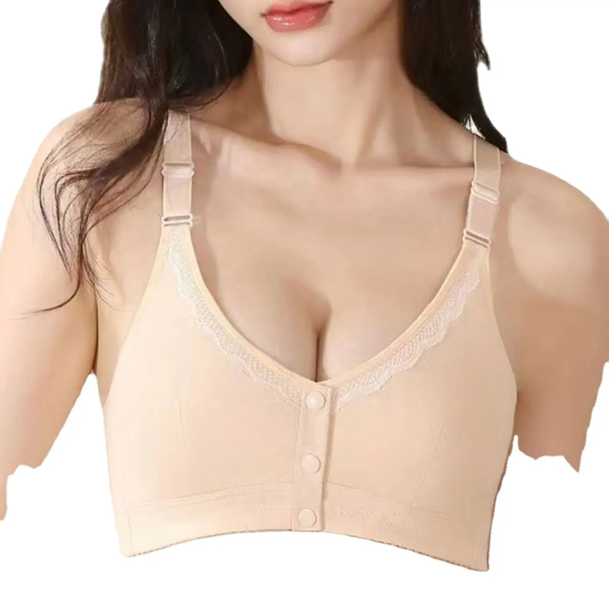 Bra bentuk payudara silikon seksi seksi untuk Bra empuk mastektomi untuk payudara kecil