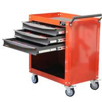 Chariot à outils de réparation automobile JETECH/Jieke avec 3 tiroirs, armoire en fer et serrure, capacité de charge de 100 kg (RC-121-37)
