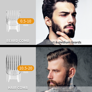 Máquina de Barbería Eléctrica Recargable Inalámbrica con Carga Rápida USB, Ajustable, para Hombres, 5W - Product Image 6