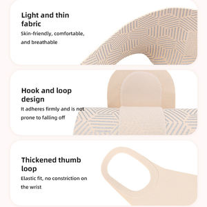 Attelle de poignet en nylon enveloppante, réglable et confortable, respirante, pour la protection du pouce et de la main de l'utilisateur d'ordinateur, avec pression fixe - Product Image 5