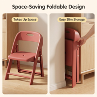 Chaise pliante légère et portable pour enfants, avec dossier antidérapant, adaptée au mobilier de petite enfance et à une utilisation en extérieur