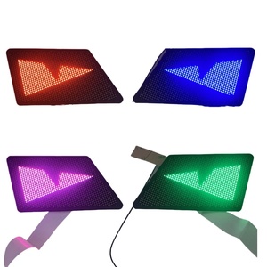 Panel de pantalla LED de Ojos de demonio de 12V, Panel de pantalla de ojos de diablo parpadeante Popular para Control de aplicación de coche, patrón de bricolaje, nueva condición - Product Image 5