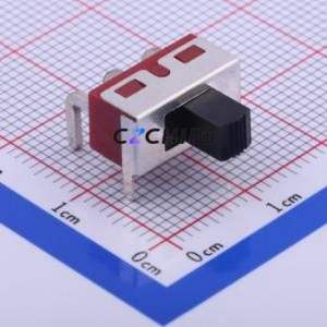 SS-12D11G5R Slide Switch Through hole Switch Single Pole Double Throw Rectangle Pin Header PC Pin Right Angle Insert - Product Image 1