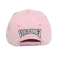 Gorra de béisbol de gamuza de estilo de marco de 5 paneles de alta calidad personalizada con logotipo bordado en 3D sombreros de dos tonos