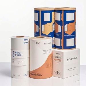 Rouleau en plastique flexible thermoscellé étanche à l'humidité imprimé par gravure personnalisée pour les sacs d'aliments frits de noix de fruits secs de casse-croûte - Product Image 1