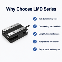 Module de moteur linéaire ultra-mince à structure miniature de haute précision pour l'automatisation en laboratoire