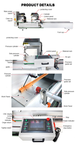 Machine de découpe de fenêtres et de portes à double tête automatique à haute précision de type oscillation interne CNC JD-WB3000 robuste - Product Image 5