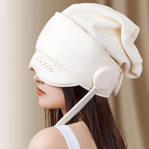 Head Massager For Scalp Eye Neck Sleep Aid USB Rechargeable Full Automatic Hot Compress Massage Cap - Product Image 1