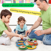 Jouets Montessori pour enfants : Tableau d'activités sensorielles et éducatives pour l'autisme, chenille interactive pour tout-petits garçons et filles, cadeaux