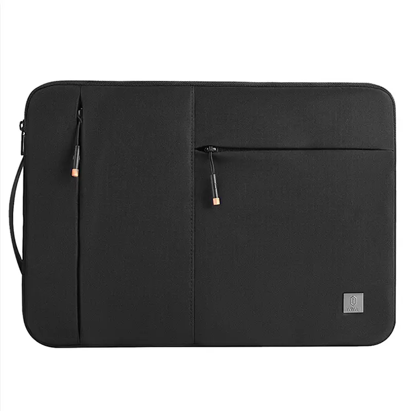 13.3-16 inç dizüstü bilgisayar kılıfı ile HandleComputer çanta cep darbeye dayanıklı dizüstü bilgisayar çantası ön cep ile