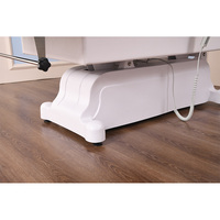Table de soin esthétique électrique à 2 moteurs, dossier et repose-pieds réglables, directement de l'usine, pour salon de beauté, spa, clinique