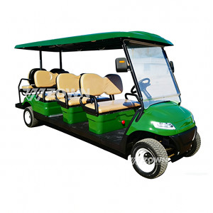 2026 Best Selling 8 Seater Electric Golf Cart <b>72V</b> Lithium <b>Battery</b> 5KW Motor Large Capacity for Resort & Airport Golf Cart - Product Image 2
