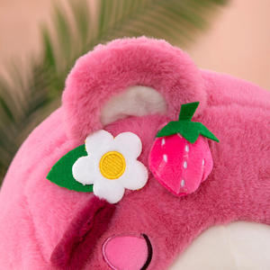 Peluche Ours <span class=keywords><strong>Fraise</strong></span> Rose Créatif, Poupée en Peluche Douce et Mignonne, Coussin Animal en Peluche de Dessin Animé pour Fille, Cadeau Domestique, Plusieurs Tailles - Product Image 3